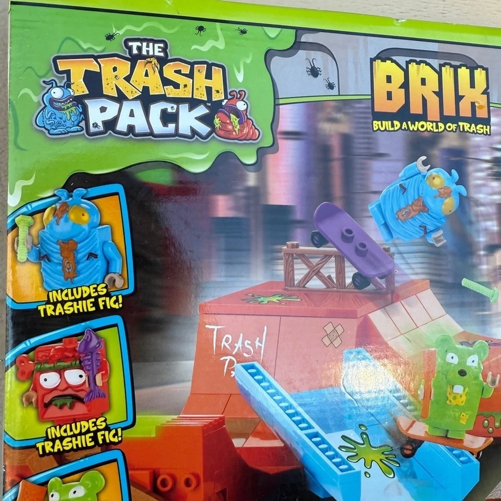 BRIX Modular Building Set with Vibrant Blocks The Trash